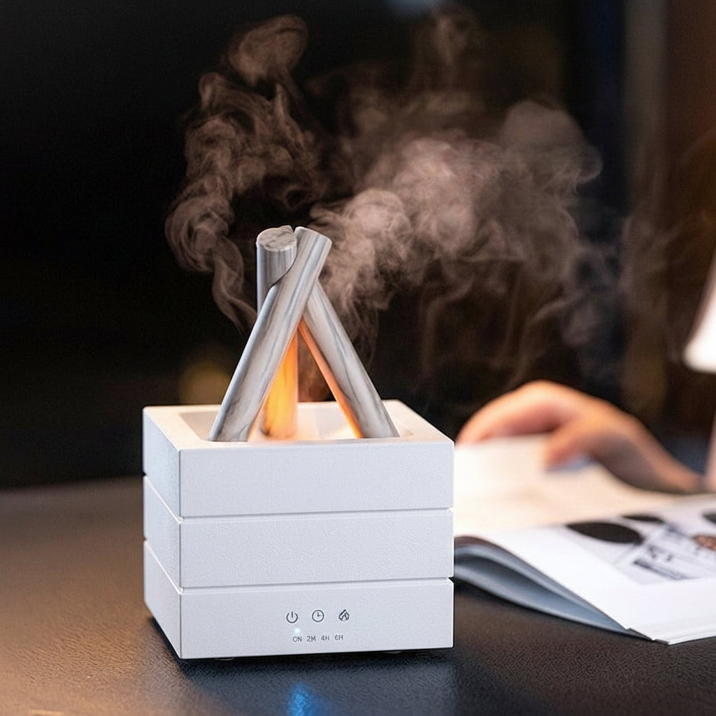 Flame Aroma Diffuser & Ultrasonic Air Humidifier