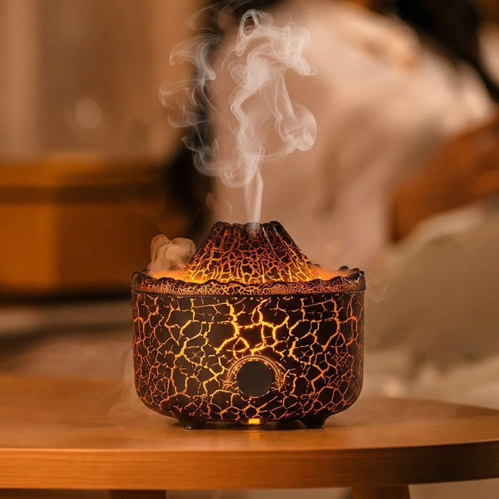 Volcano Effect Flame Diffuser & Air Humidifier